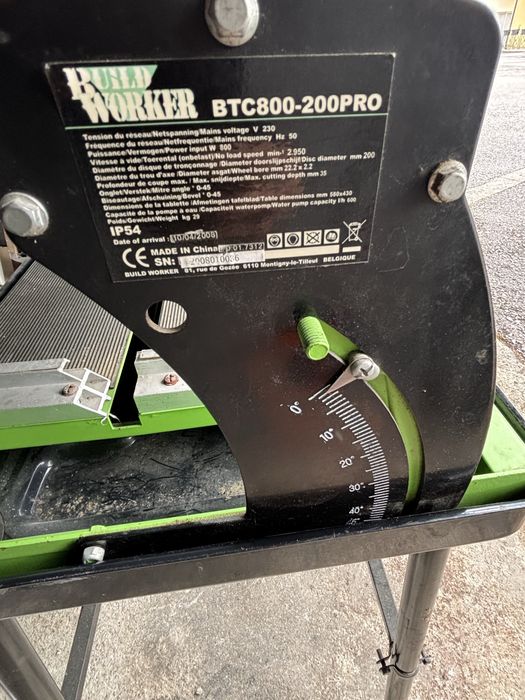 Mesa de cortar ceramica bluid worker