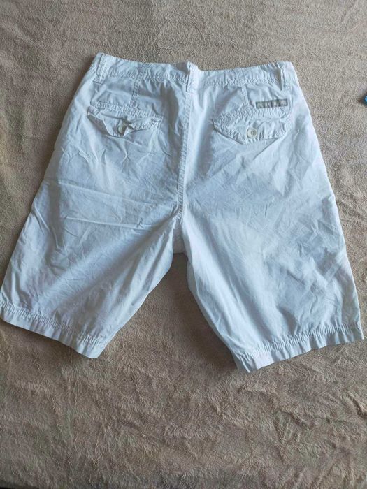 Шорти джинсові чоловічі Білого кольору