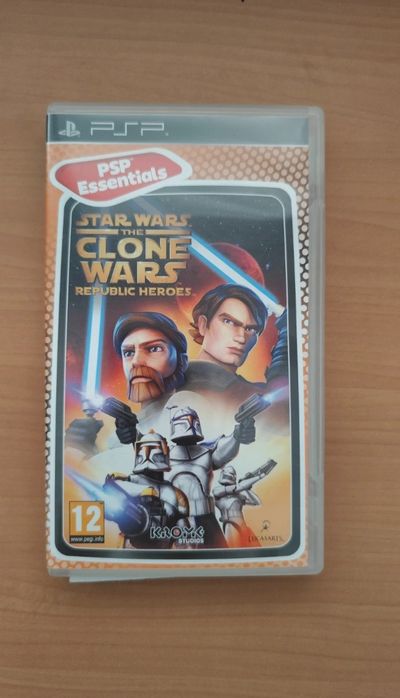 Jogo "Star Wars - The Clone Wars" para PSP