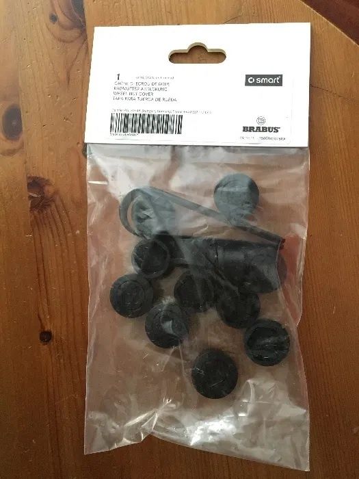 SMART - Tampas Parafusos Jantes BRABUS Originais NOVAS