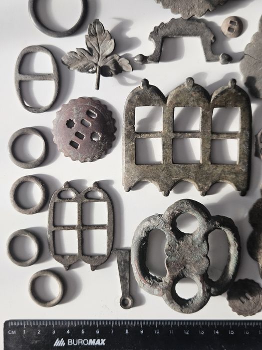 Элементы конской упряжи  17 - 19 века.