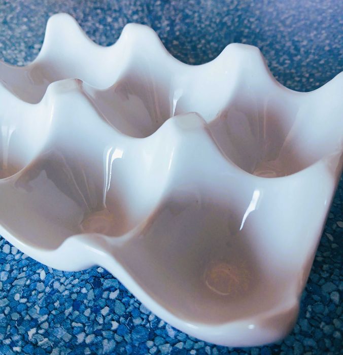 wytłaczanka z ceramiki - 6 jajek