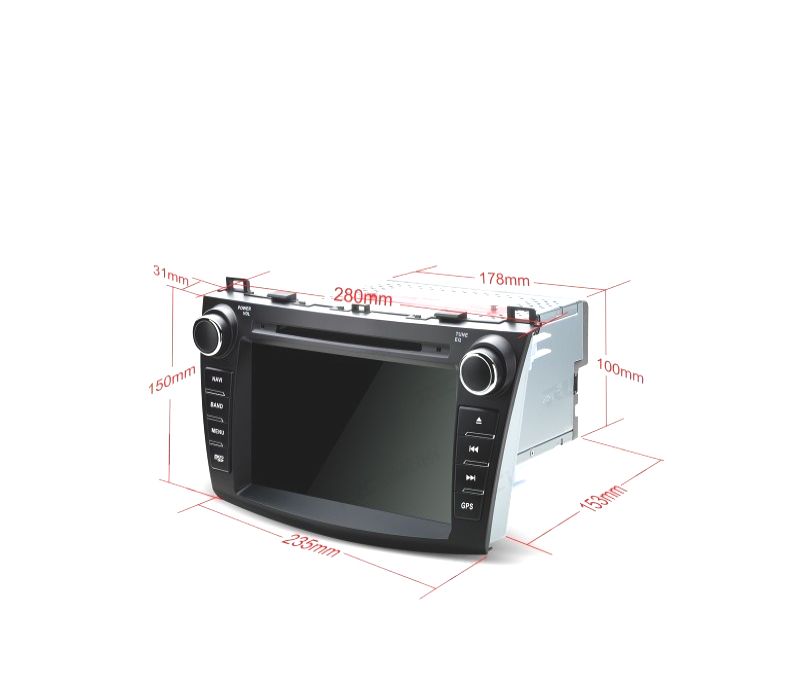 AUTO RADIO DVD GPS ECRA TÁCTIL 8" PARA MAZDA 3 CON CANBUS Y MANDOS DE VOLANTE