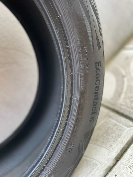 Шини Continental EcoContact 6, 205 50 R17 V XL Літо ,  2 шт., Резина, Колеса