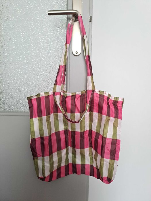 Torba IKEA Skynke lekka, składana typu shopper, 2 długości rączek