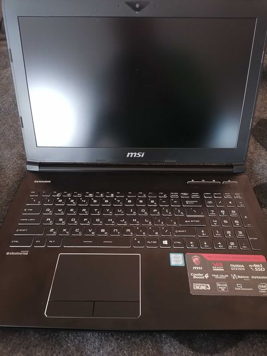 Игровой ноутбук MSI GT62VR 6RE GTX 1070, 8 GB
