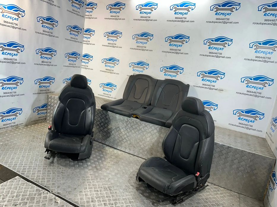 Conjunto Bancos Originais S-Line Audi TT 8J Pele 2006 - 2014