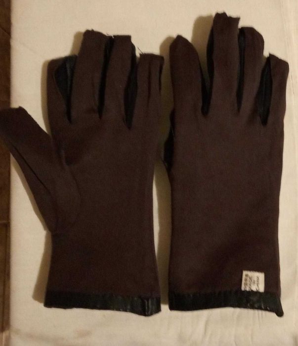 Шкіряні жіночі рукавичкі (перчатки), весна/осінь