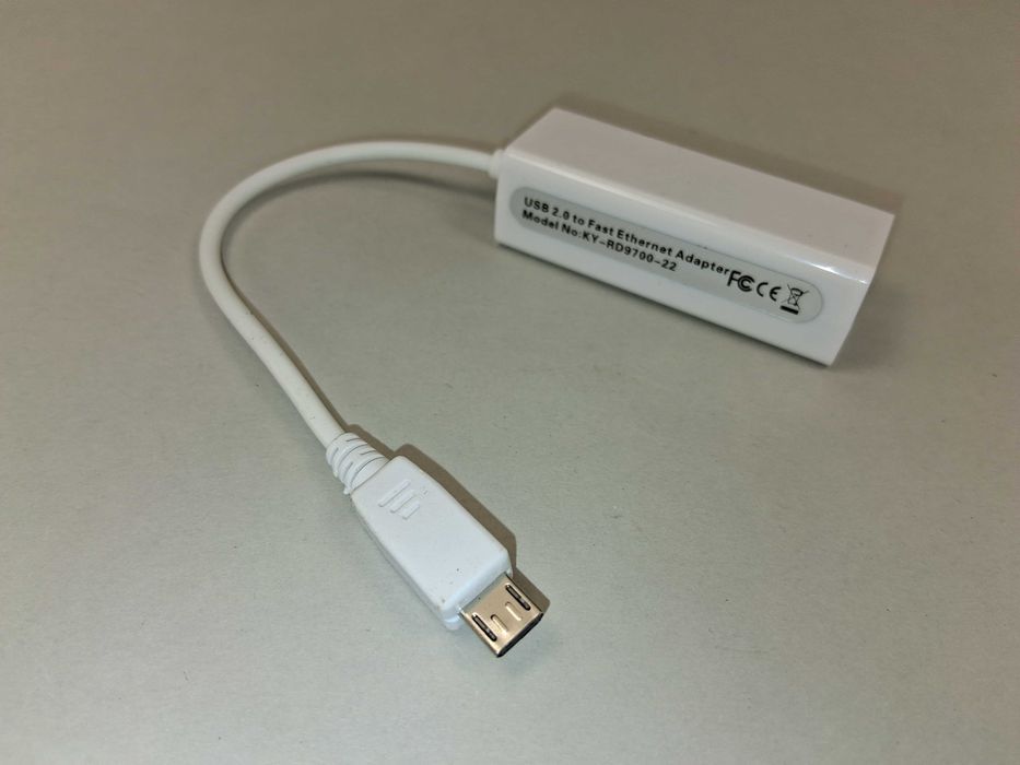 N221 Adapter Micro USB Na RJ45 LAN Ethernet KartaSieciowa Fast USB 2.0