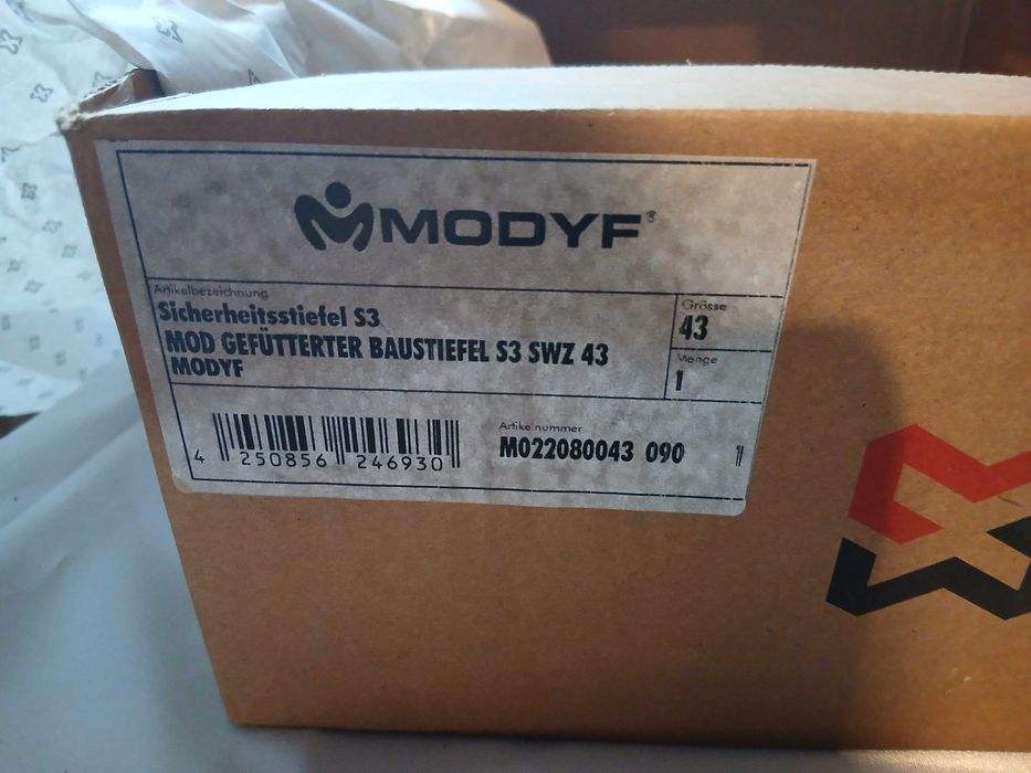 Buty robocze zimowe 43 28,5cm Wurth Modyf S3