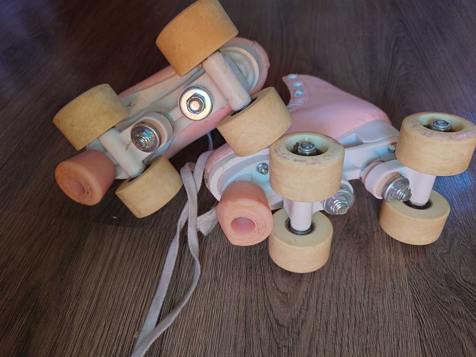 Wrotki Oxelo r. 31 / pudrowy róż