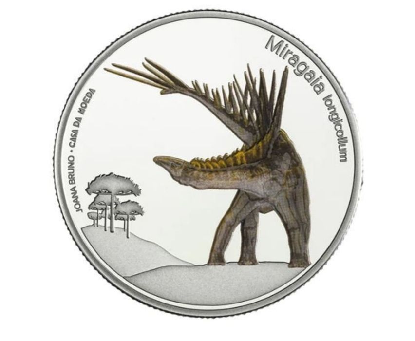 Moeda 5 euros Dinossaurs proff