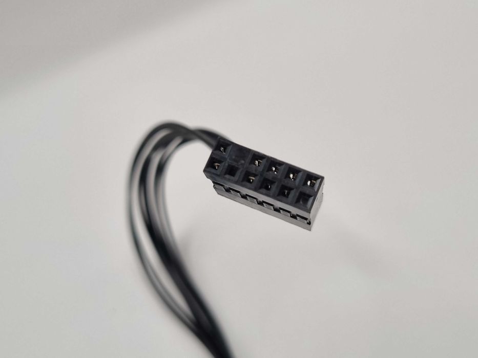 Adapter COM RS232 DB9 do płyty głównej - przewód 10-pin