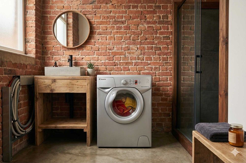 Pralka CANDY AQUA 1100 DFS  Mini 4 kg 1000 obr/min do małych łazienek!