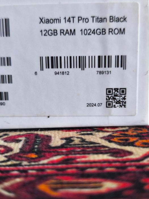 Xiaomi 14T Pro 1TB (com carregador 120W incluído)
