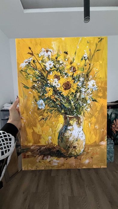 Obraz na płótnie inspirowany van Goghiem Słoneczniki 40x60