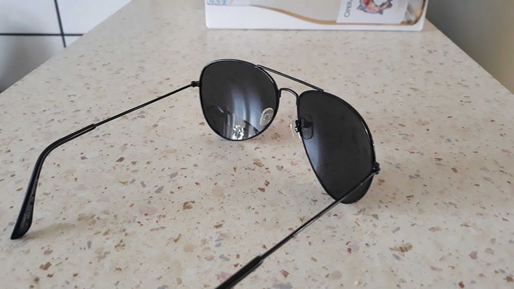 okulary słoneczne Rey-Ban aviator black