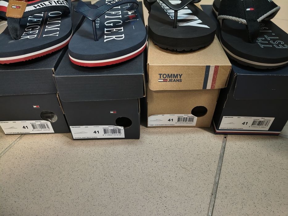 Japonki Tommy Hilfiger roz 41 męskie