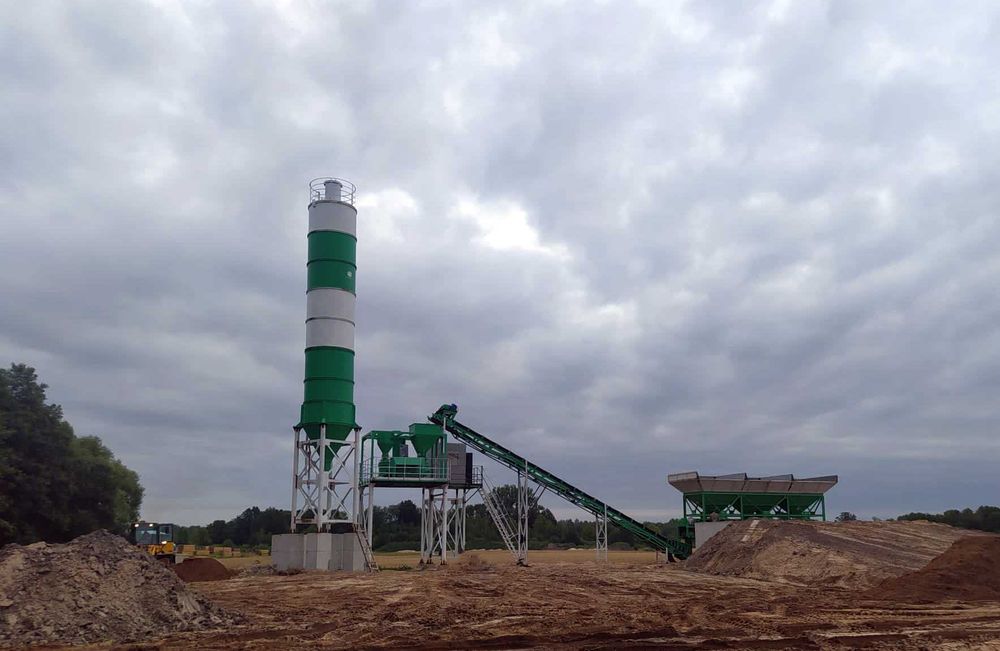 Ленточный конвейер подачи инертных, бетонный завод, транспортер НОВЫЙ