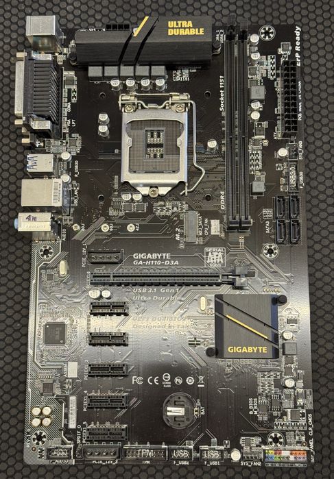 Материнська / материнская плата socket 1151 Gigabyte GA-H110-D3A