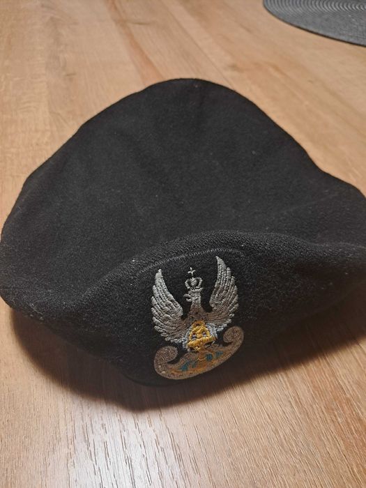 Beret wojskowy czarny MW r. 57 wzór 418