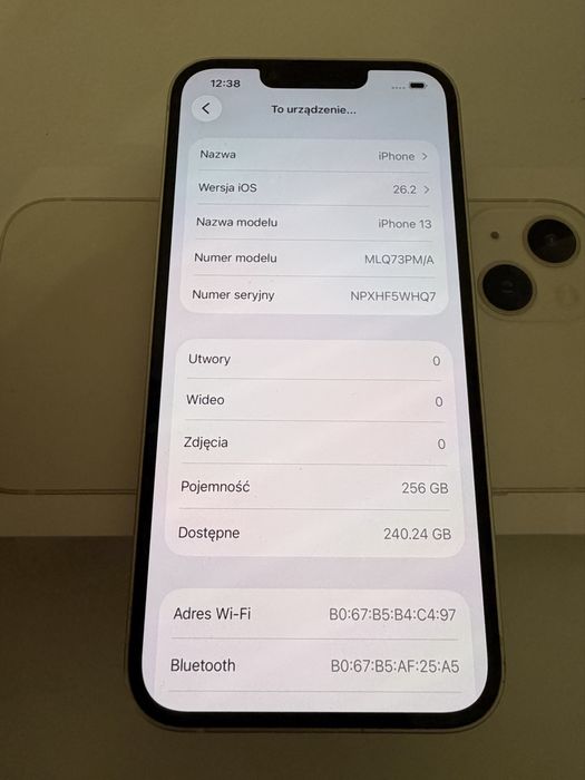 iPhone 13 256gb Starlight Idealny Bateria 100%