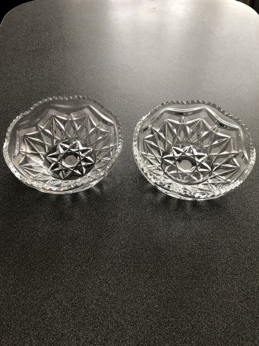 Салатниці 2 шт кришталеві