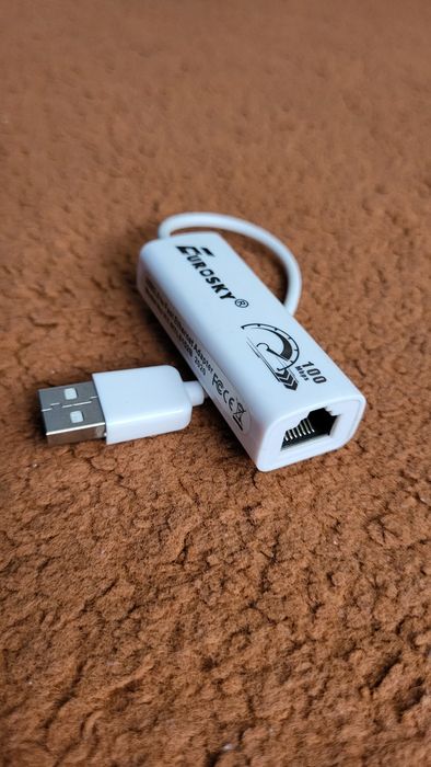 USB LAN адаптер EUROSKY KY-RTL8152B. Сумістність з ресиверами Sat-Integral!