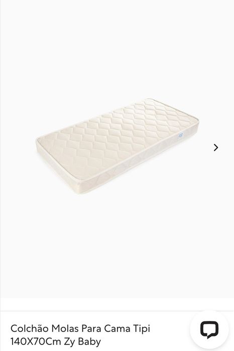 Cama zippy + colchão NOVOS