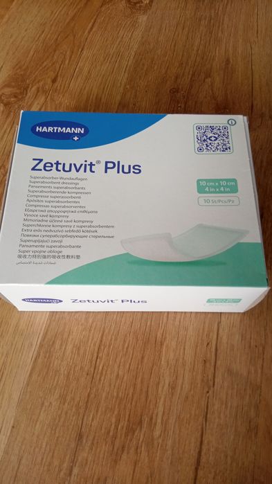 Zetuvit Plus Hartmann 5 sztuk - 10 cm x 10 cm opatrunki absorbujące