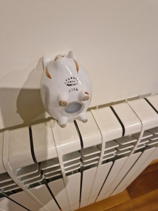 Porquinho mealheiro em porcelana "ALFAL", Alcobaça