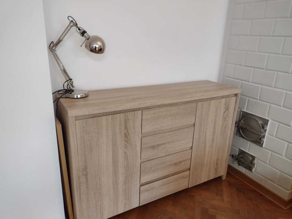 Komoda Kaspian oraz szafka Kaspian BRW - kolor Dąb sonoma