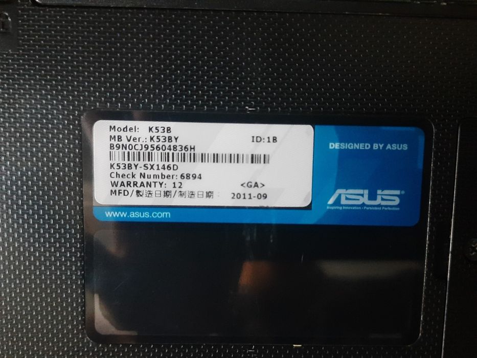 Ноутбук asus K538