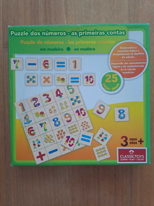 Number Puzzle and First Math Operations 3+430538033254912001