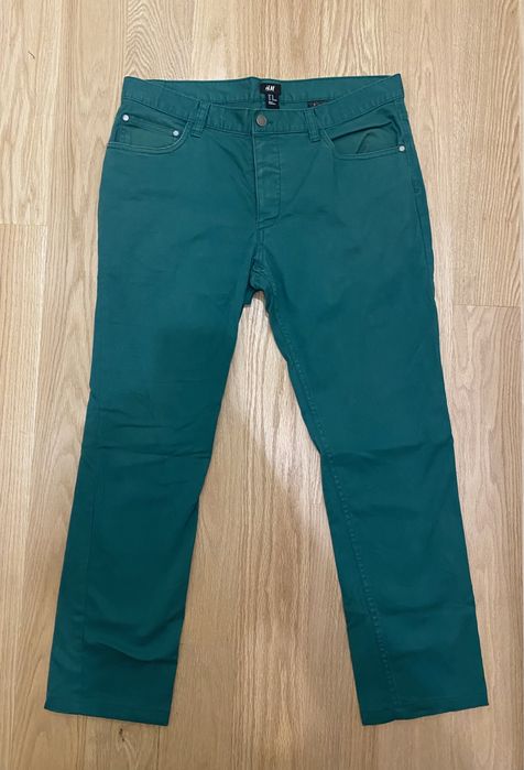 Calças verdes (tamanho 34) - H&M