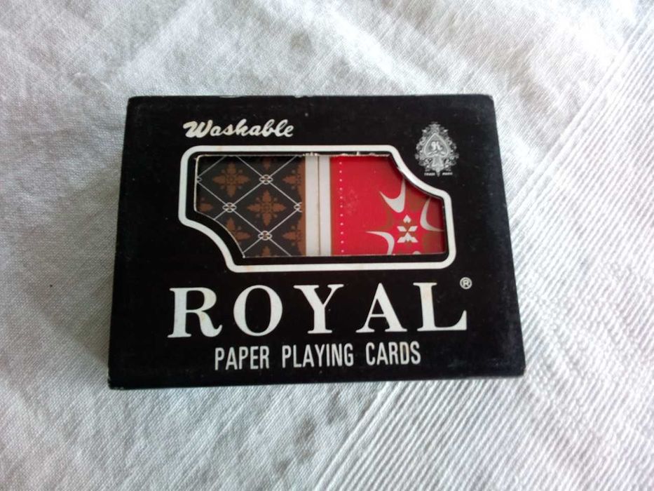 Conjunto de baralhos de cartas profissional VINTAGE, NOVOS!