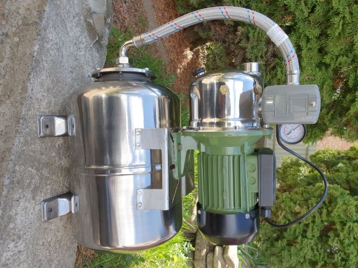 Насосная Станция 1,5 kW Гидрофор Нержавейка (ТІЛЬКИ ДОСТАВКА ПОШТОЮ)