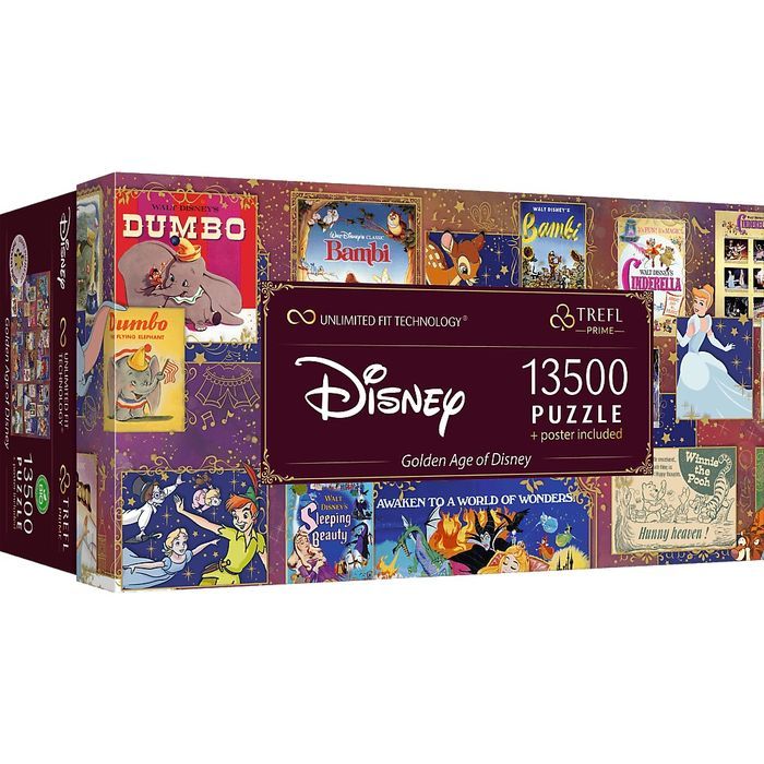 Puzzle 13500 Prime Disney Golden Age Of Disney 81026 Trefl Pap Nowa Nieużywana