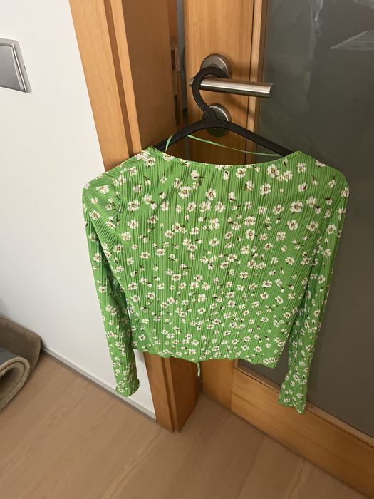 Blusa florida verde