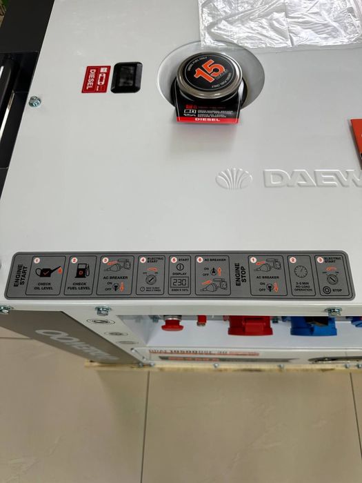 Дизельний генератор Daewoo DDAE 10500DSE-3G, 8.1 кВт