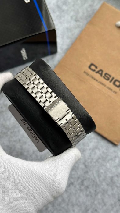 Годинник наручний Casio MTP-VC01 Silver/Black | Часы наручные B145 AQ