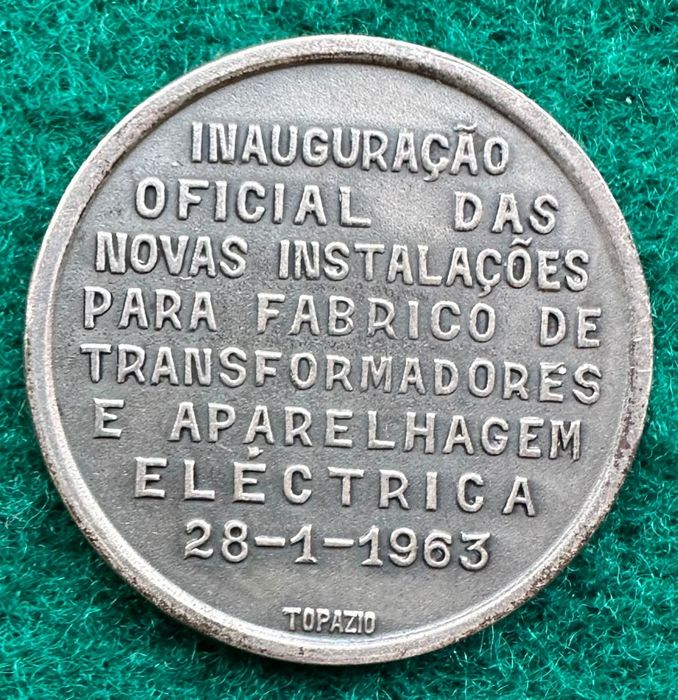 Medalha em prata EFACEC 1963