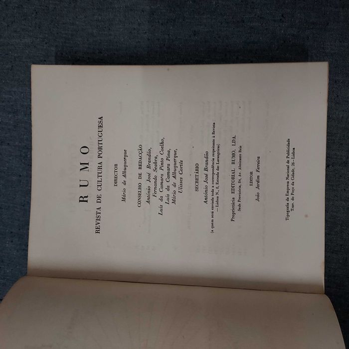 Rumo-Revista De Cultura Portuguesa-6 Números-1946 Completa