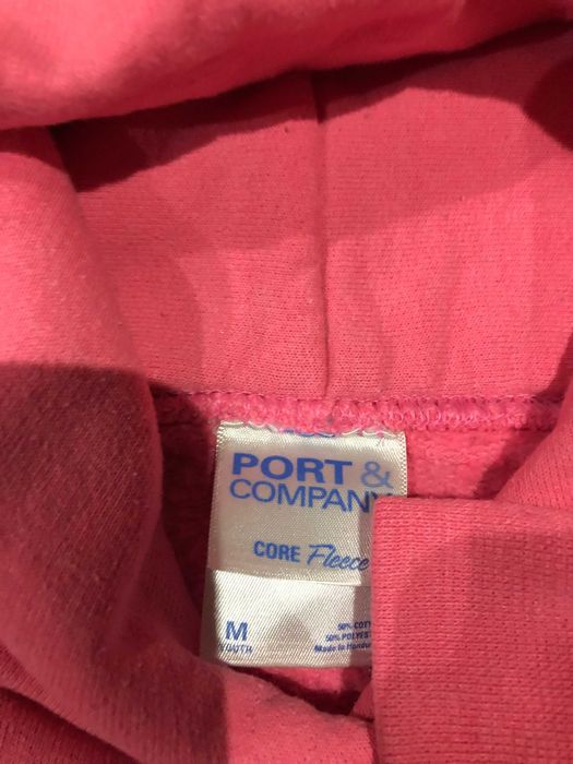 bluza z kapturem dziewczęca Port & Company rozmiar 134-140