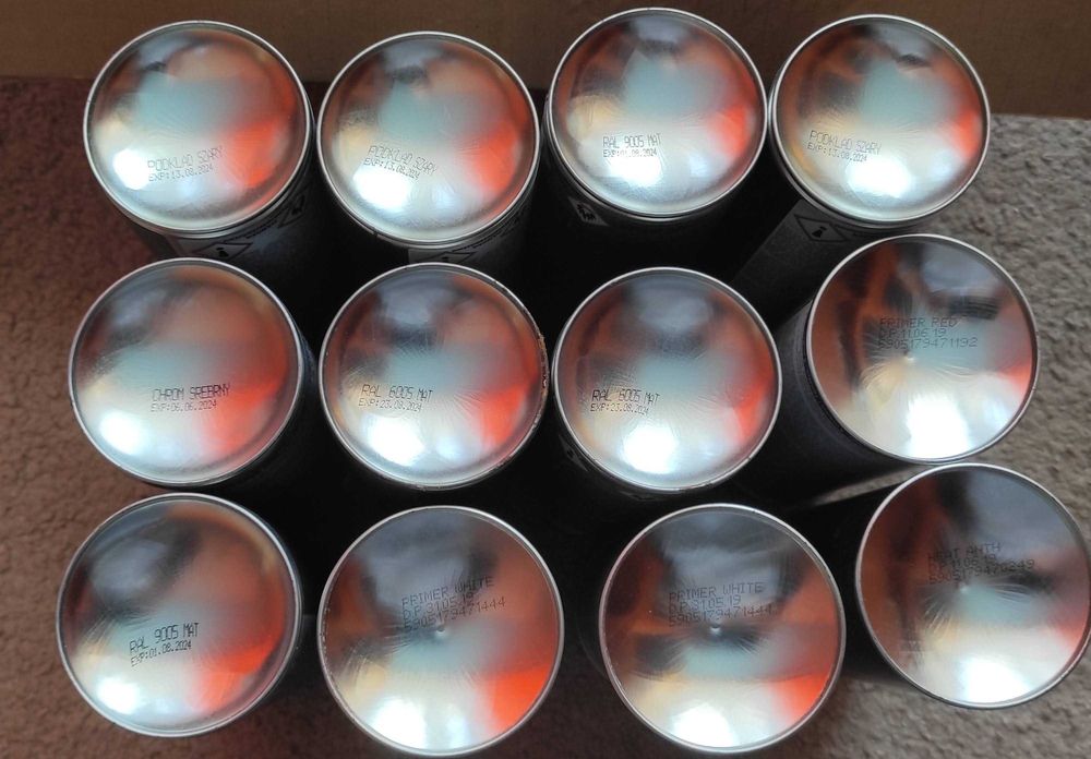 Lakier uniwersalny czarny Matt 400ml RAL 9005 NOWY