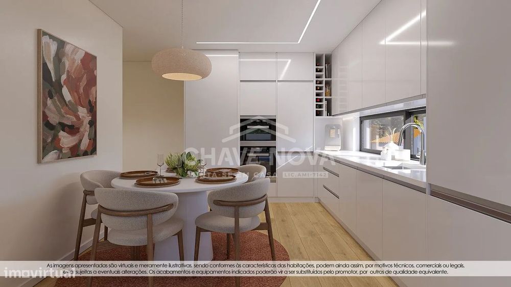 Apartamento T1 em construção nos Carvalhos