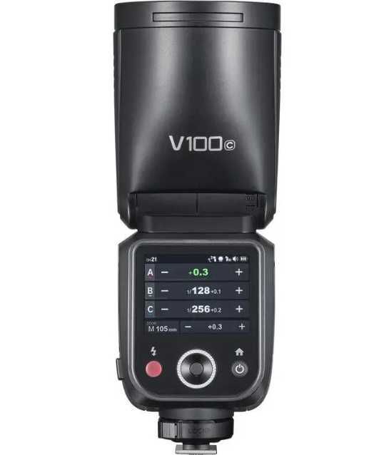 Спалах Godox V100 Flash для Nikon, Sony, FUJIFILM, Olympus