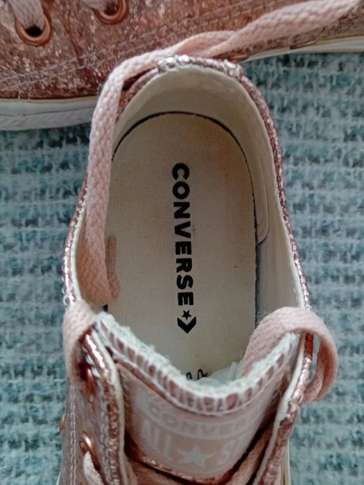 Brokatowe trampki 36 Converse All Star
