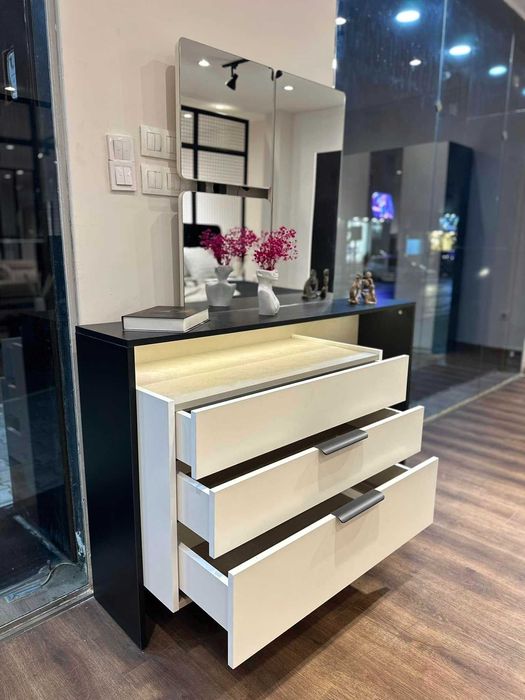 Conjunto Quarto Completo Casal Novo | Cama Roupeiro Cómoda Mesa