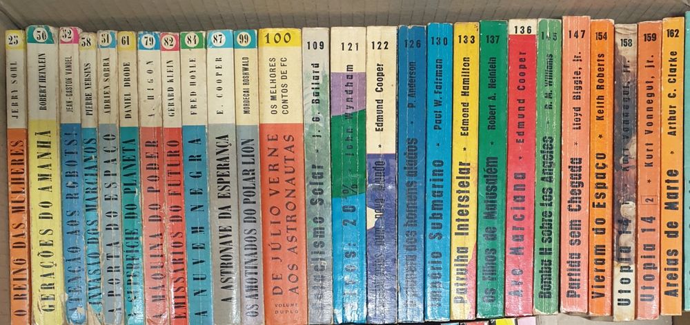 Livros antigos da colecção arganauta